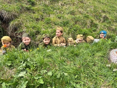 Праздник 9 мая отметили в Бежтинском детском ясли -саду №1