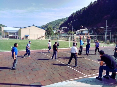 Турнир по волейболу среди молодежи участка