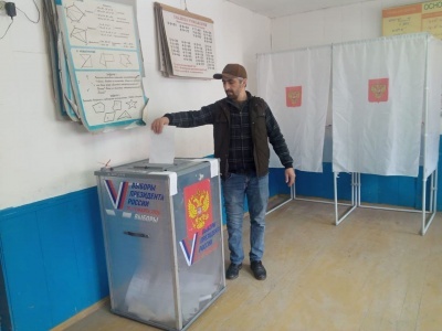 Участники специальной военной операции голосуют на выборах Президента