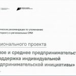 Национальный проект «Малое и среднее предпринимательство и поддержка индивидуальной предпринимательской инициативы