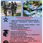 Министерство обороны Российской Федерации ведет набор добровольцев в отдельный медицинский отряд и медицинские подразделения