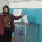 Мать троих участников специальной военной операции проголосовала на своём избирательном участке