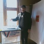 Глава МО «сельсовет Гунзибский» проголосовал на выборах Президента Российской Федерации