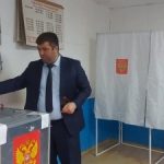 Глава Бежтинского участка Шамиль Арадахов принял участие в президентских выборах