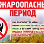 ПАМЯТКА ДЛЯ НАСЕЛЕНИЯ О МЕРАХ ПОЖАРНОЙ БЕЗОПАСНОСТИ В ВЕСЕННЕ-ЛЕТНИЙ ПОЖАРООПАСНЫЙ ПЕРИОД 2024 года