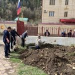Общеучастковый весенний субботник прошёл в Бежтинском участке