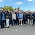 Делегация из Бежтинского участка побывала на выставке  трофейной военной техники в Махачкале
