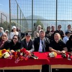 Посещение главы МО «Бежтинский участок» на торжественной линейке в Хашархотинской школе